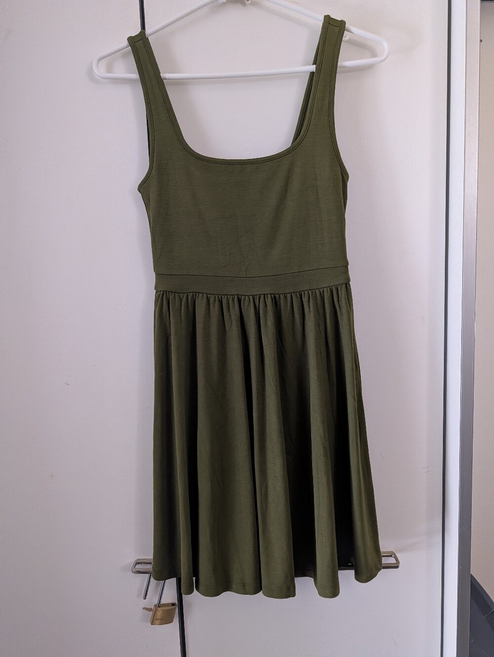 Sencha Green Wilfred Mini Market Dress Size Xs Perfect Condition Never Worn